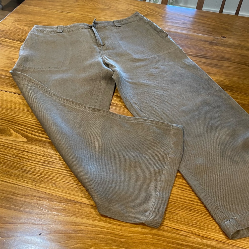 Brown Wide Leg Pants with Casual Style